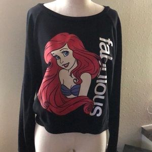 Disney Ariel crop sweater